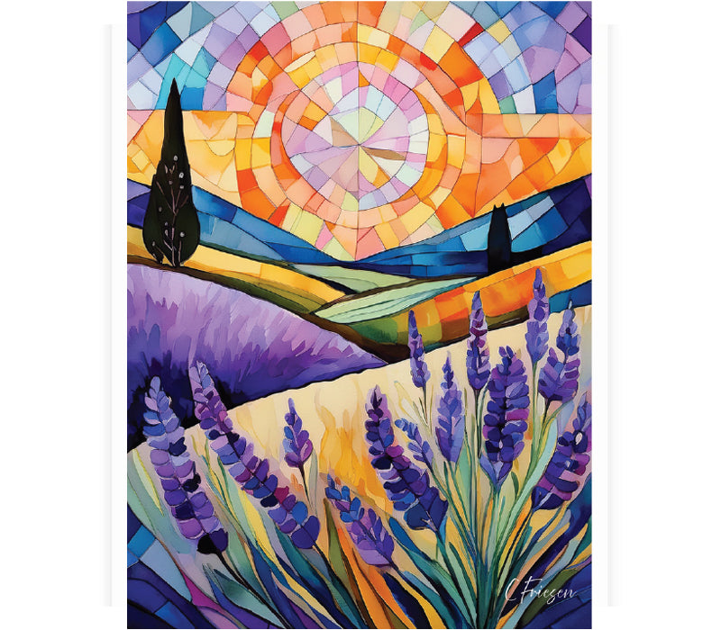 French Blooms - Lavender Fields I