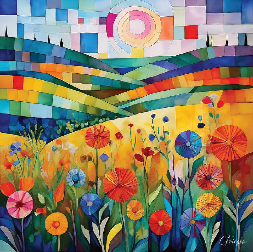 Quilted Meadow I