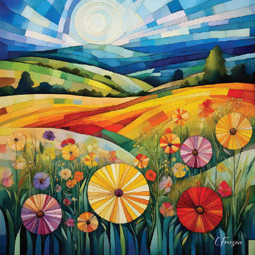 Quilted Meadow IV