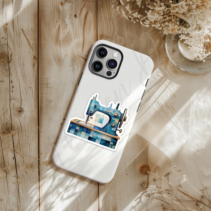 Indigo Machine Sticker, Quilting & Sewing