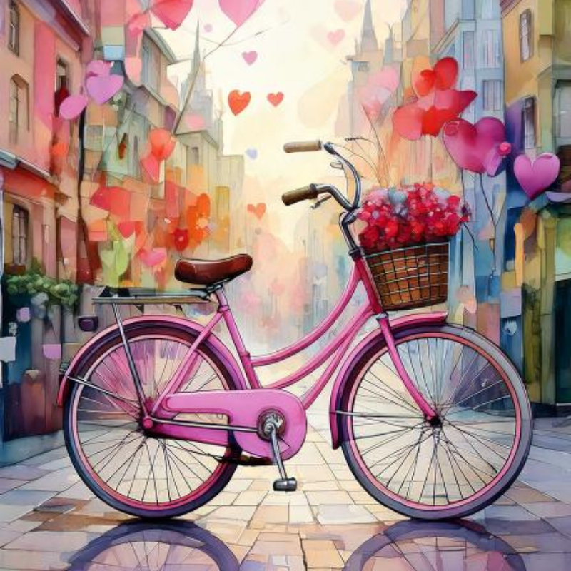 Valentine on Wheels Collection A2  5-Card  Box Set