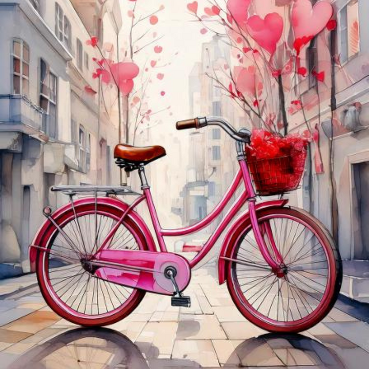 Valentine on Wheels Collection A2  5-Card  Box Set