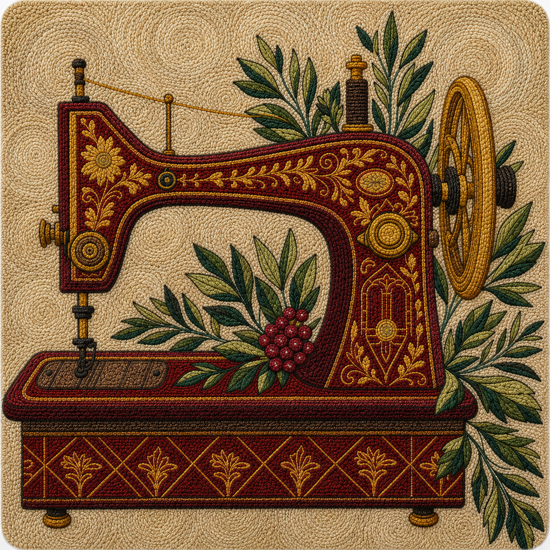 Mrs. Claus' Machine Punch Needle Pattern Packet