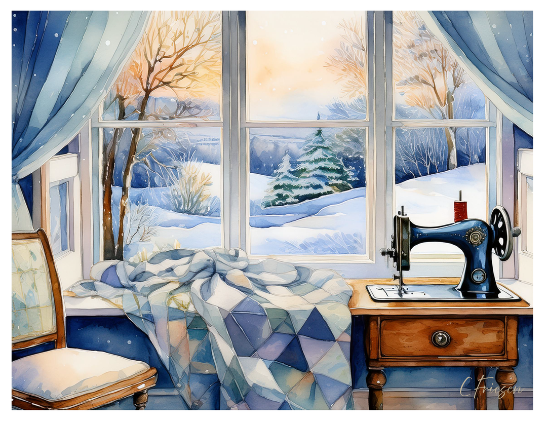 Winter Windows 6- Card Box Set