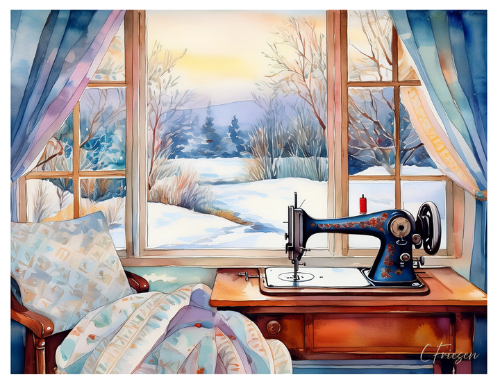 Winter Windows 6- Card Box Set