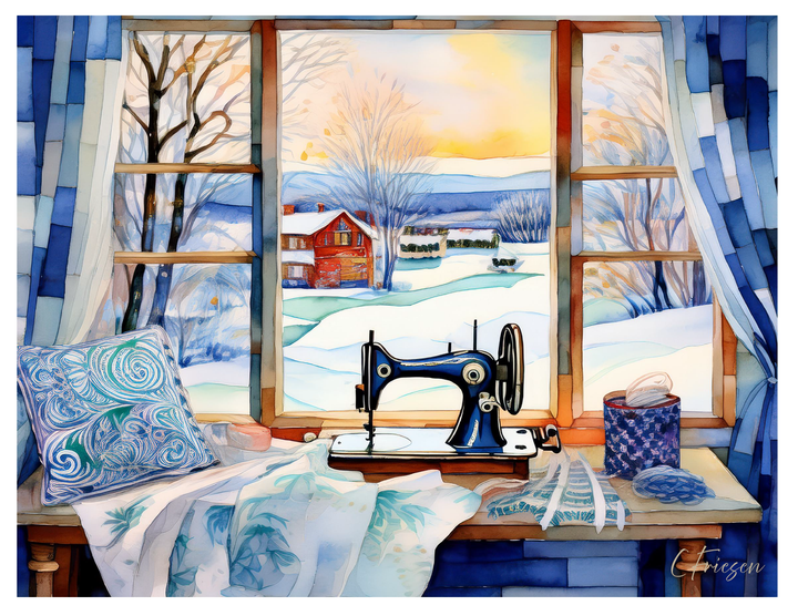 Winter Windows 6- Card Box Set