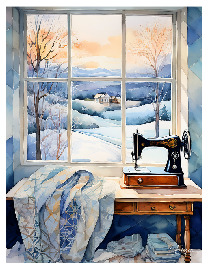 Winter Windows 6- Card Box Set
