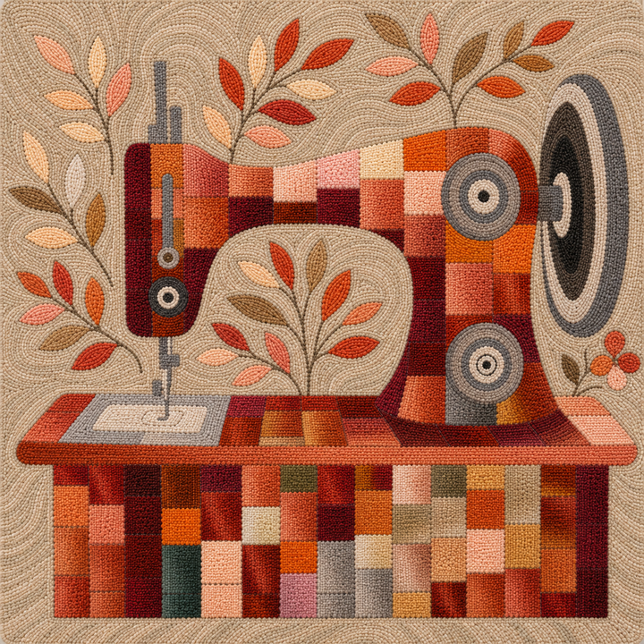 Autumn Ease Punch Needle Pattern cover