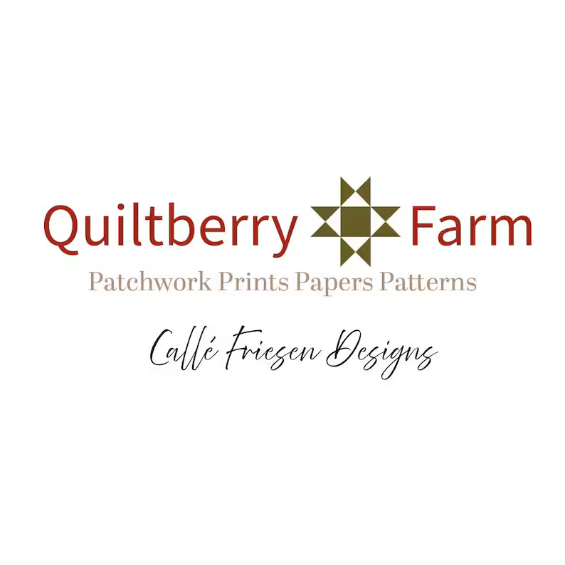 Quilted Barn Greeting Card - Blank Interior - Watercolor Quilt Themed Card with Envelope - Cubist Watercolor Painting - Art Print