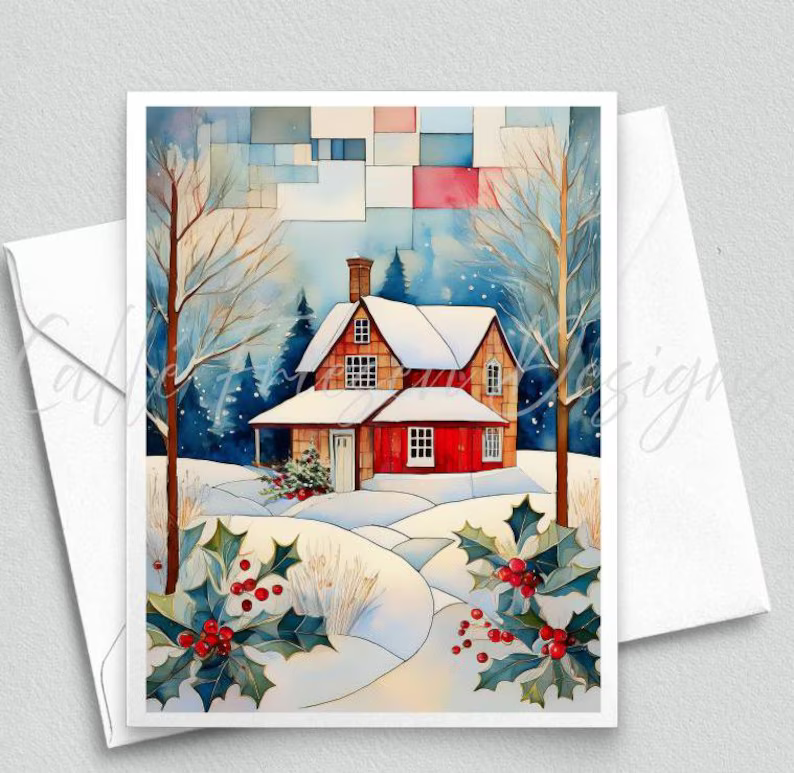 Home for the Holidays A2 8-Card Boxed Set