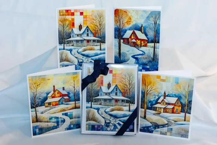 Winterscape A2 8-Card Boxed Set
