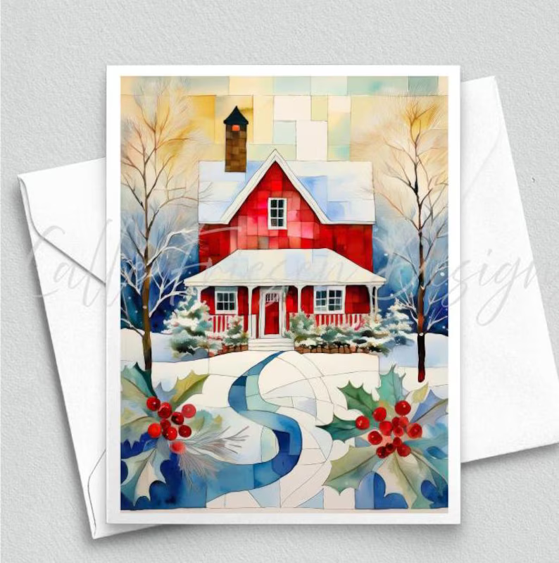 Home for the Holidays A2 8-Card Boxed Set