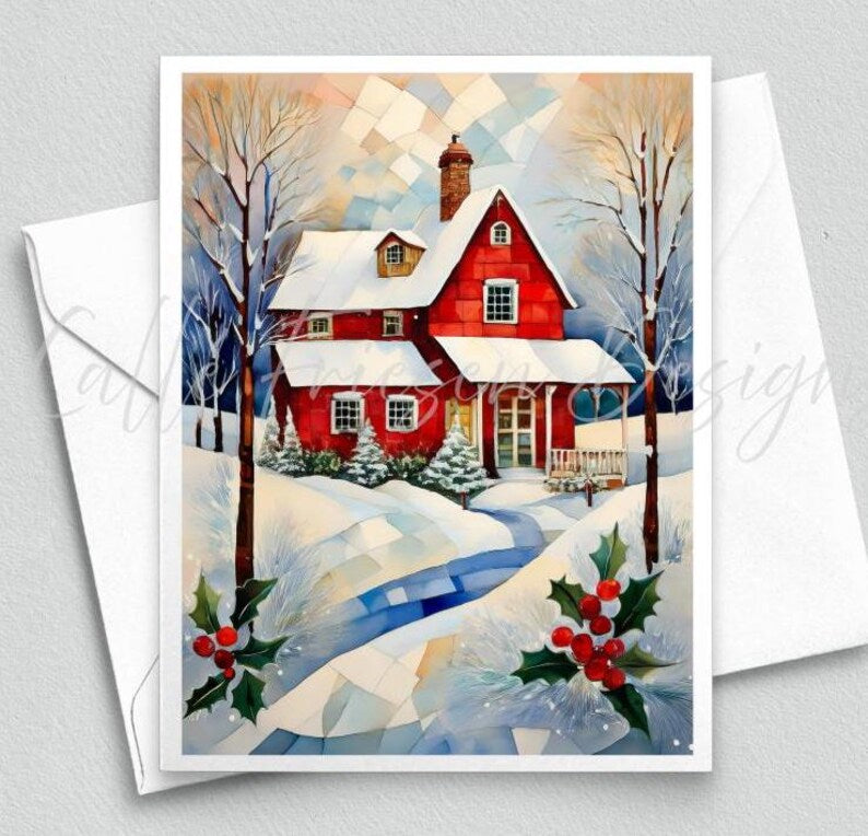 Home for the Holidays A2 8-Card Boxed Set