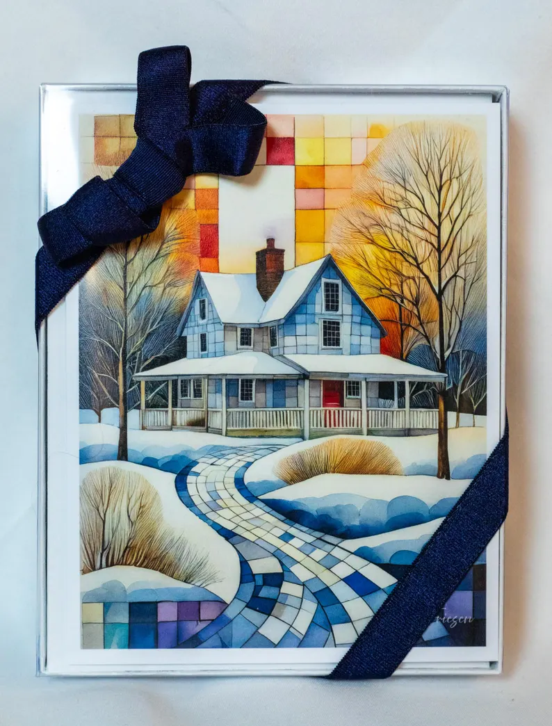 Winterscape A2 8-Card Boxed Set