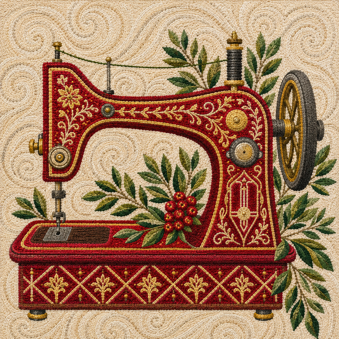 Mrs. Claus' Machine Punch Needle Pattern cover